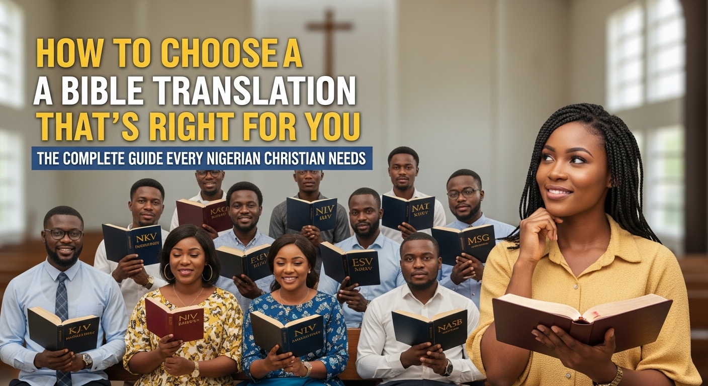 How to Choose a Bible Translation That's Right for You: The Complete Guide Every Nigerian Christian Needs