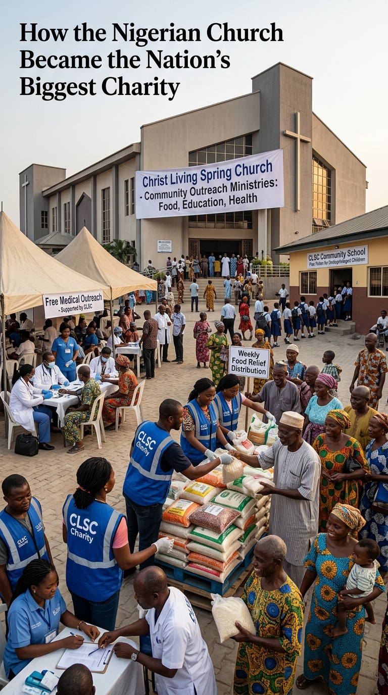 "How the Nigerian Church Became the Nation's Biggest Charity